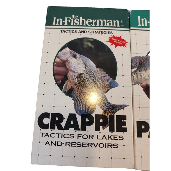 2 Fishing Fish VHS Tapes: Panfish Patterns and Trophy Panfish-In-Fisherman - Picture 5 of 7